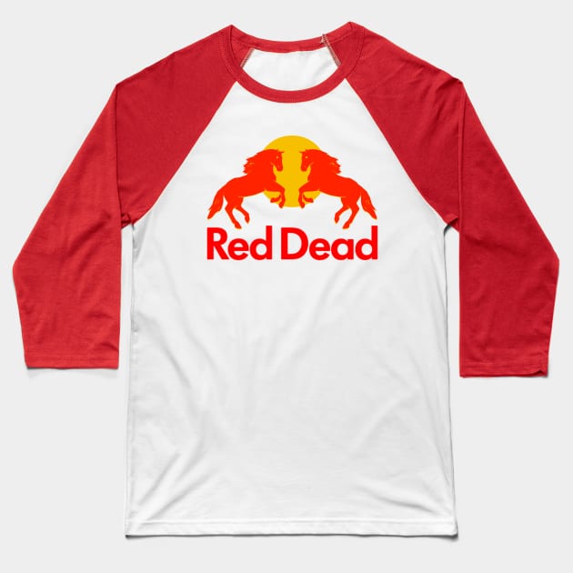 Red Dead Energy Baseball T-Shirt by ThePunkPanther